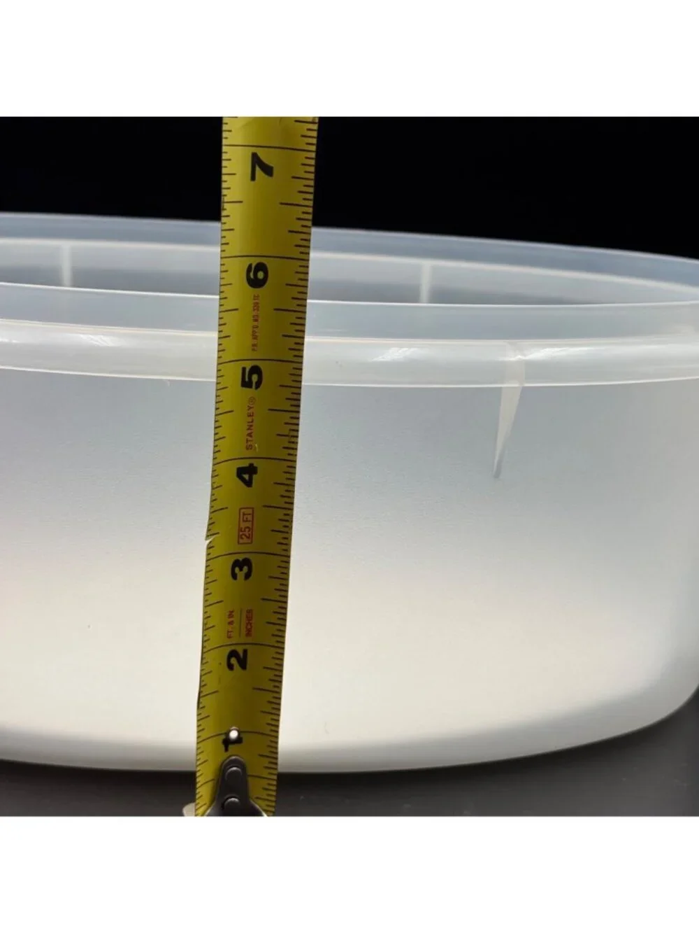 Vintage Tupperware Oval Modular Mate Storage Container With Bright Pink Lid